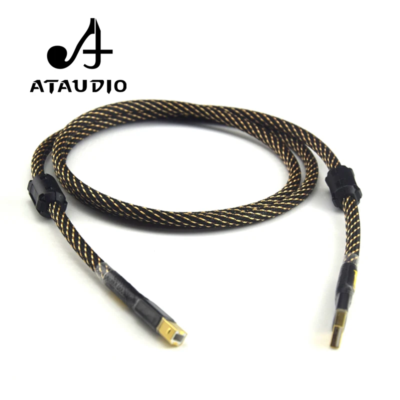ATAUDIO Hifi USB-кабель высокого качества тип A к Тип B Дата-кабель для DAC E30 D90 A90 |