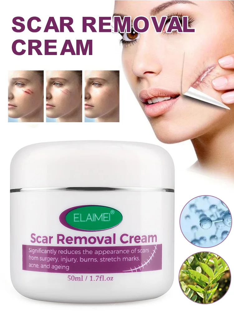 Scar Removal Cream For Acne Marks Burns Stretch Surgical Scars Promote New Skin Growth Treatment | Красота и здоровье