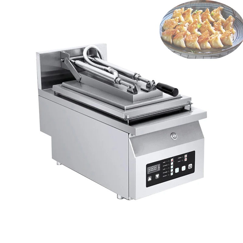 

Commercial Electric Double Head Stainless Steel Fried Dumpling Machine Steak Machine Large Pancake Machine PT-06A