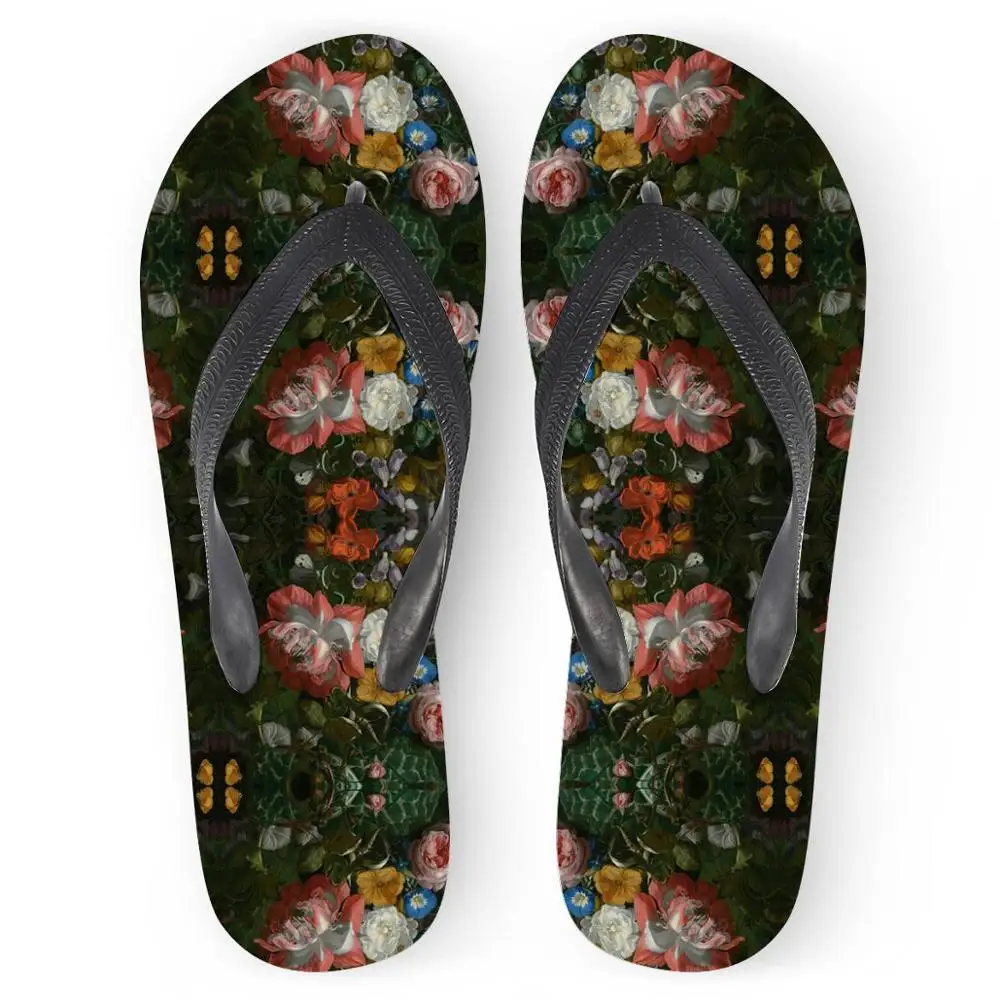 

Шлепанцы с принтом для мужчин и женщин, Нескользящие, уличные, легкие, повседневные пляжные сандалии, домашние тапочки, лето