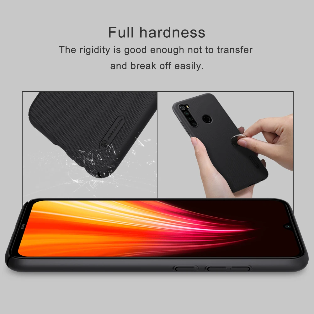 Чехол-накладка NILLKIN для Xiaomi Redmi Note 8 Матовый Жесткий чехол-накладка 6 3 дюйма M1908C3JG |
