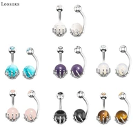 leosoxs 1piece europe and the united states selling claws navel ring navel nail piercing jewelry belly button rings
