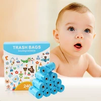 baby disposable diaper bags 100 biodegradable diaper sacks durable and portable disposable waste bag pet waste fruit peels