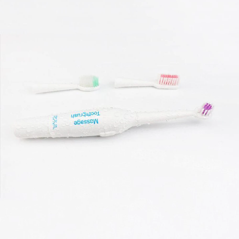 Детская электрическая зубная щетка с толстой ручкой Съемная сменная на