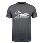 V-strom мотоцикла футболки мужские летние Изделие из хлопка с короткими рукавами, топы с изображением Человека крутые футболки LH-215