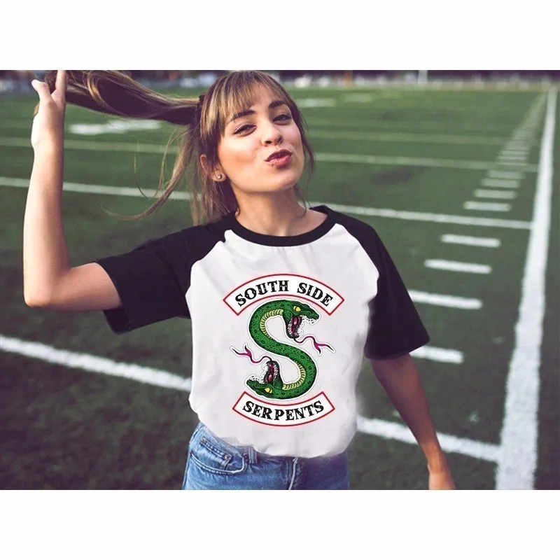 Костюмы для косплея южнобоковых ривердэйлов змей женская футболка с коротким