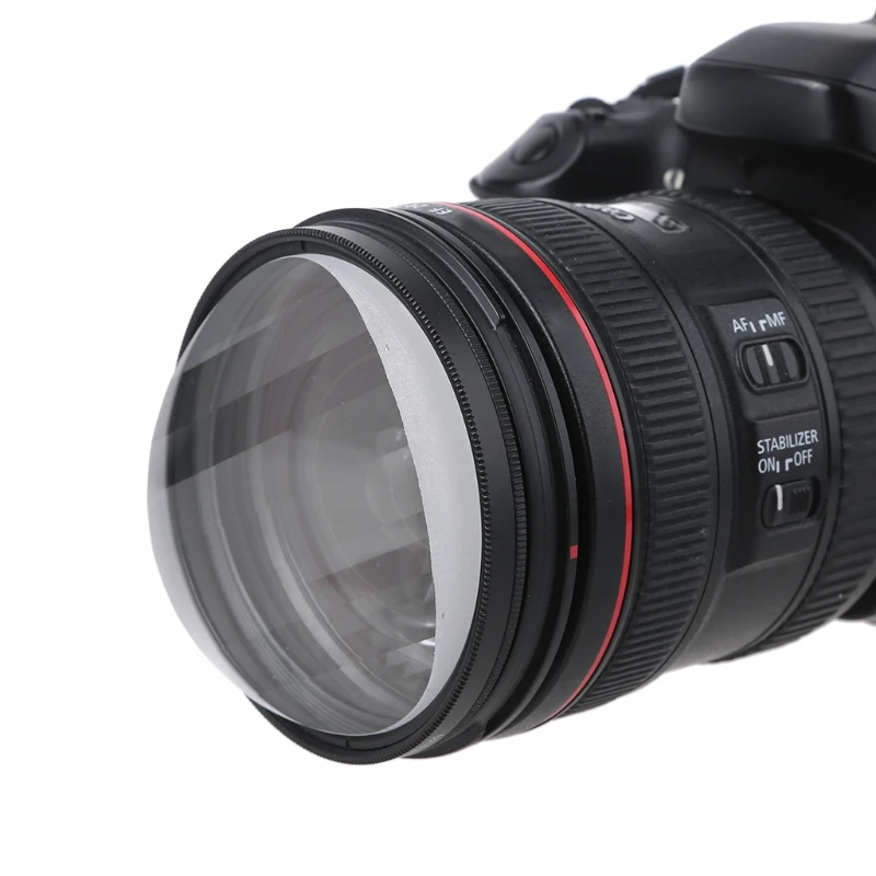 

X7AB New Hot Camera Glass Filter Kaleidoscope Glass Prism, 77mm Linear Prism Filter Variable Number Of Shooting Objects
