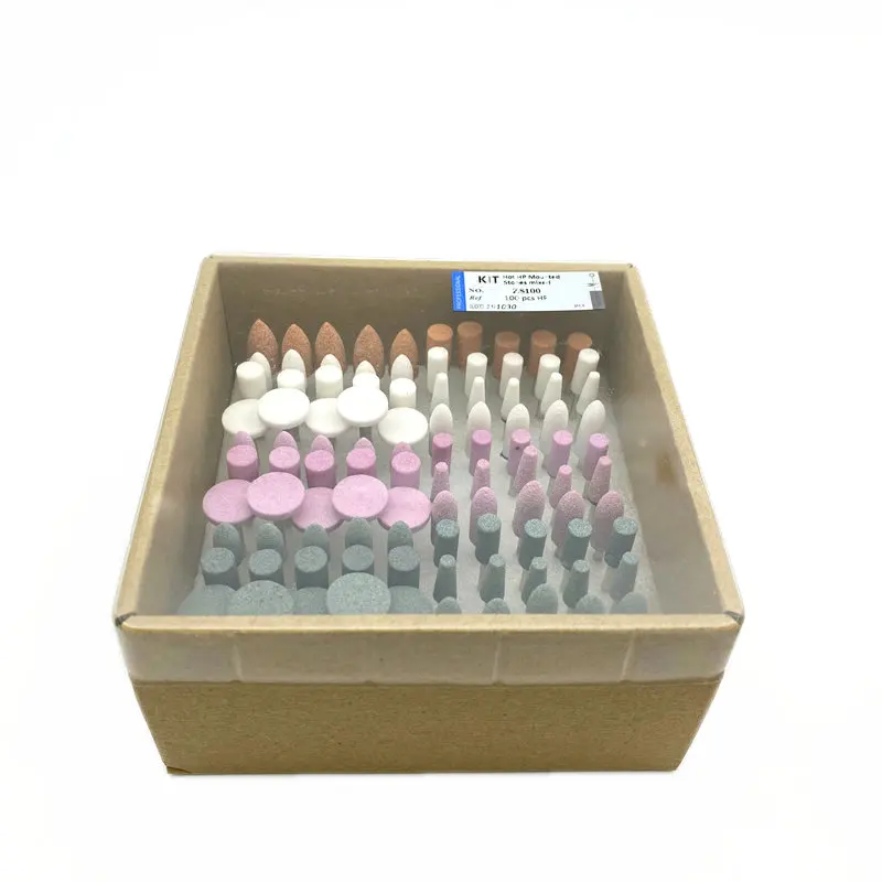 Насадки для полировки зубных камней 100 шт./кор. диаметр хвостовика 2 35 мм | Красота