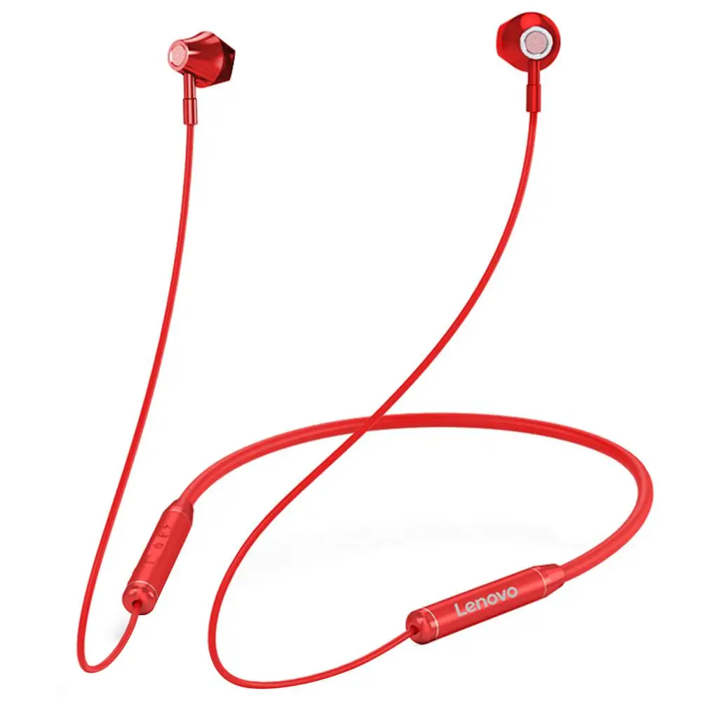 

HE06 Bluetooth 5.0 Neckband Wireless Earphones Stereo Sports Magnetic Bluetooth Headset Sports IPX5 Waterproof Headset