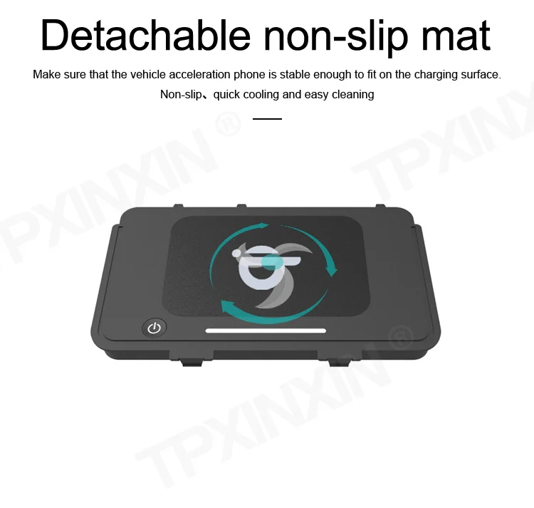 Автомобильное беспроводное зарядное устройство QI дляVolkswagen Teramont/T-Roc Passat (19) 2017 2018