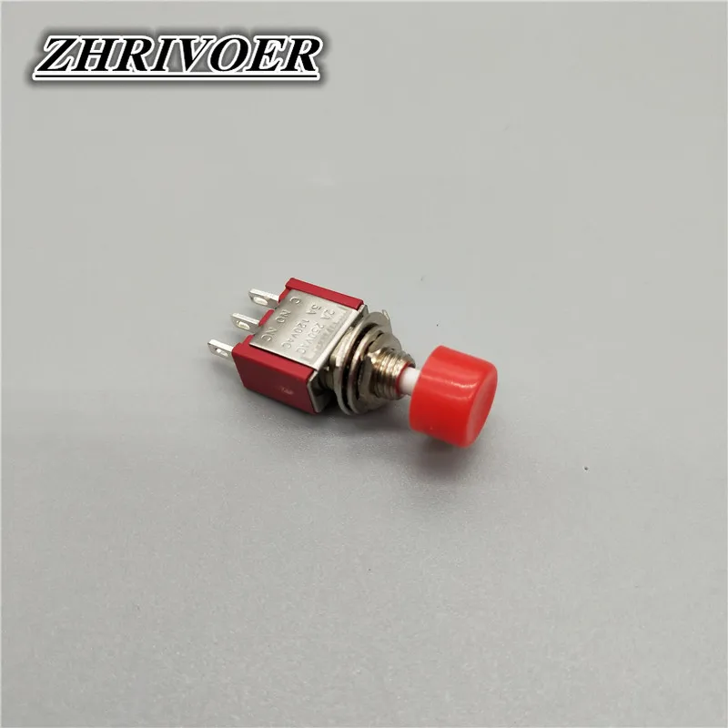5 шт. DS-612 3Pin C-NO-NC 6 мм Мини Мгновенный самозапуска пуш-ап мини Пластик