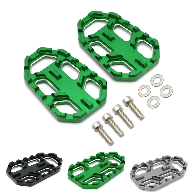 

X-300 X-1000 Versys650 Motorcycle Billet Wide Foot Pegs Pedals Footrest For Kawasaki Versys 650 2015 - 2019 / X300 X1000 Footpeg
