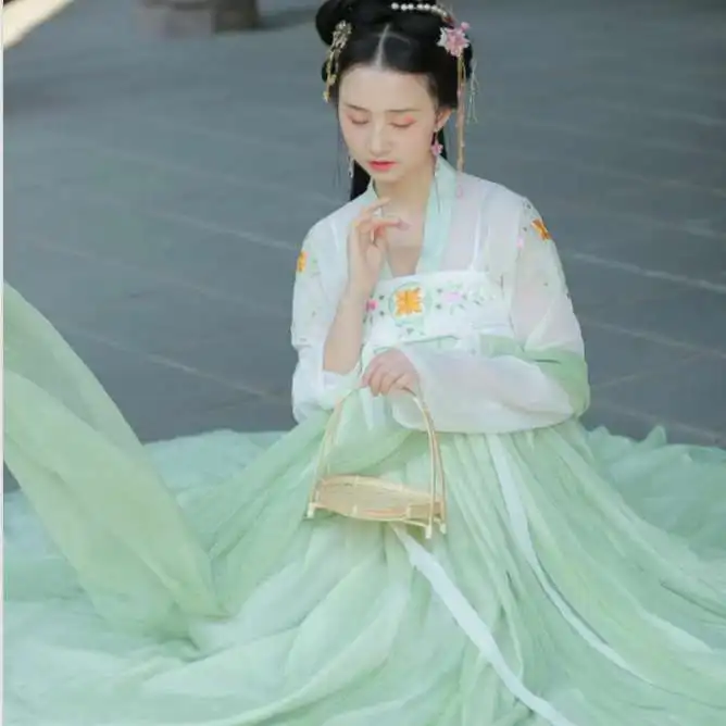 Китайская традиционная одежда для народного танца костюм принцессы Тан косплея