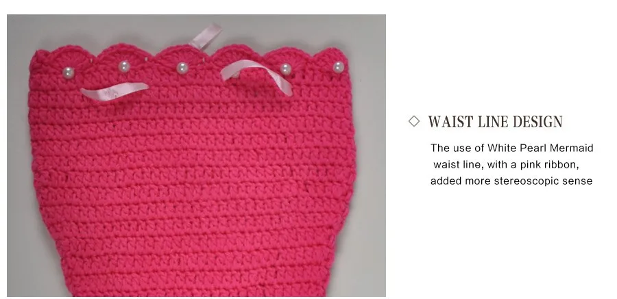 Детский костюм для фотосъемки для новорожденных девочек и мальчиков, Propsclothes, наряд, милый комплект детской одежды с русалочкой, красный теплый шерстяной зимний костюм