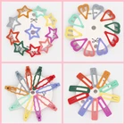 20 шт. милые красочные заколки для волос со звездами и сердцами для женщин, заколки для волос и зажимы, металлические заколки, зажимы для волос, аксессуары для волос для девочек