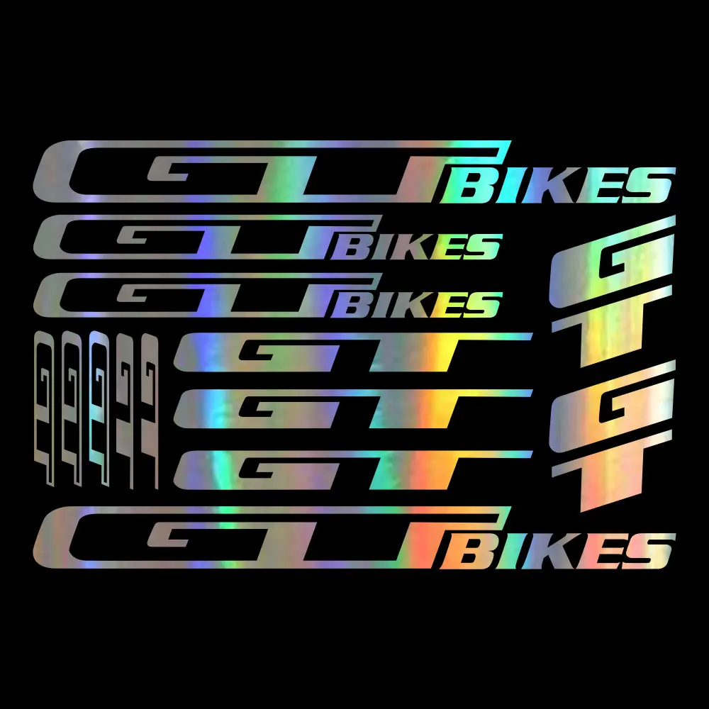 

for GT Bikes Vinyl Decal Stickers Sheet Frame Cycle Cycling Bicycle MTB Road 32cm*22cm