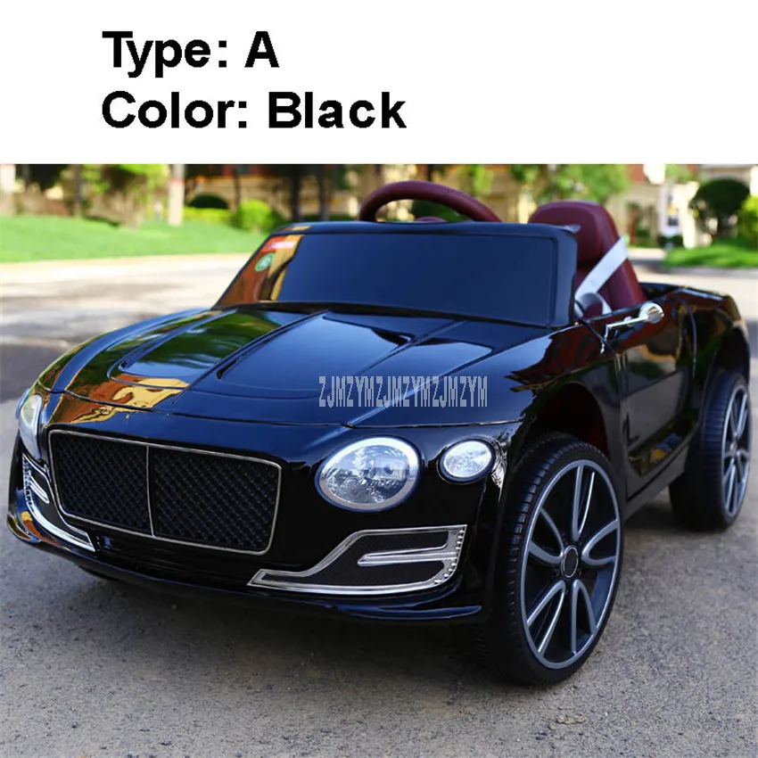 A Type Black Электрический детский автомобиль gps-трекер, английская Музыка для детей 3-6 лет, детский подарок, игрушка, автомобиль, четыре колеса - Цвет: A Type Black