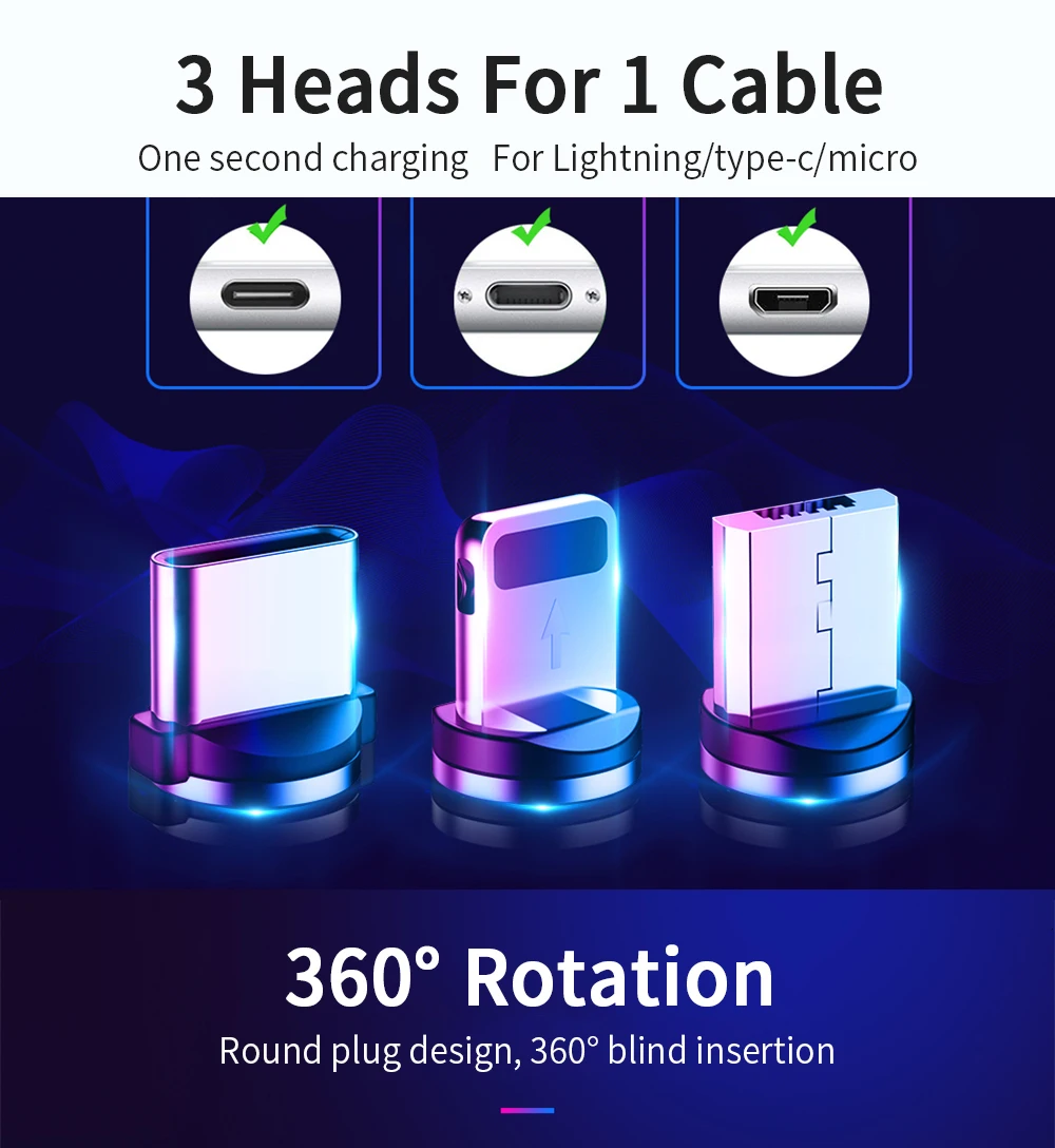 FPU 3 м Магнитный Micro USB кабель для iPhone samsung Android мобильный телефон Быстрая зарядка usb type C кабель магнит зарядное устройство провод шнур