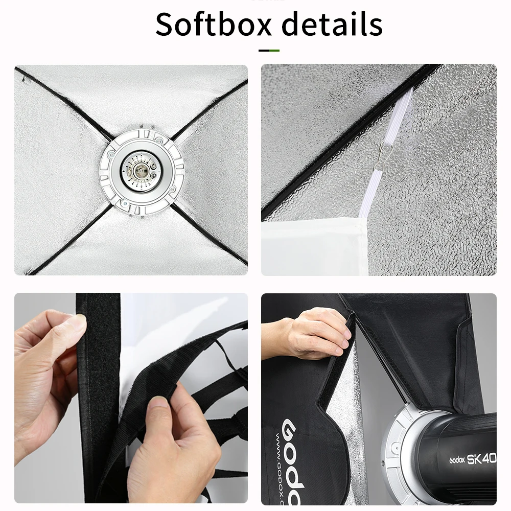 Godox 22*90 см полосы отражатель Softbox с креплением Bowens для студийная вспышка Speedlite