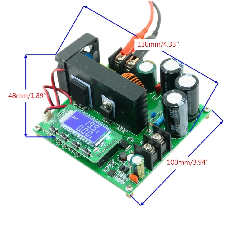 900W 15A CC CV CNC Boost Module 8-60V to 10-120V DC Converter High Precise Voltage Transformer | Обустройство дома