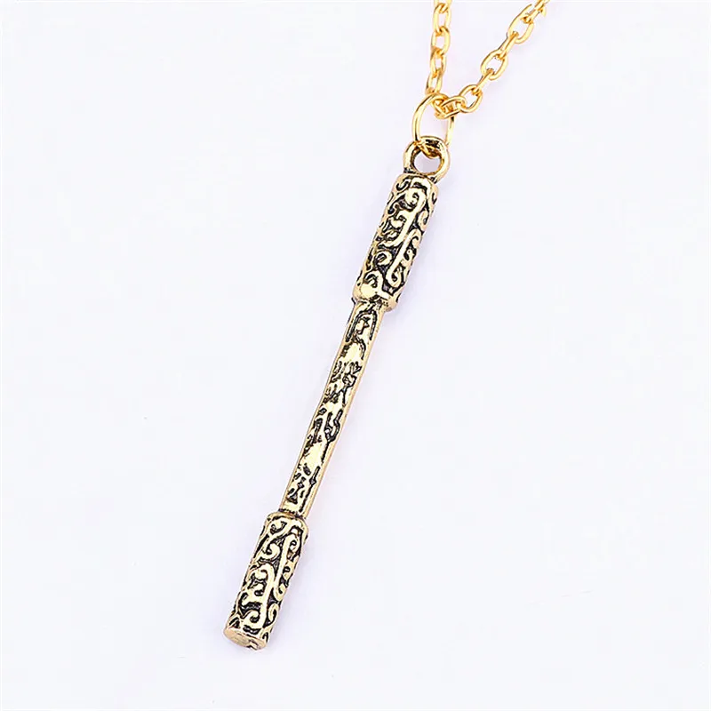 Личность Король обезьян Бар Подвески для мужчин металлическая палка Ожерелья