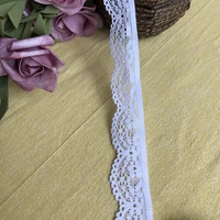 white elastic 3cm s1056 stretchy floral pattern lace trim diy apparel sewing fabric dress underwear shorts decoration lace
