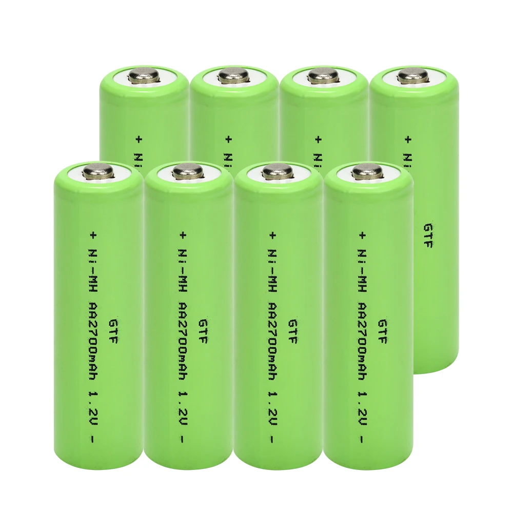 

Gtf1.2 v a rechargeable battery 2700mah new alkaline rechargeable battery led light toy mp3 droplet delivery