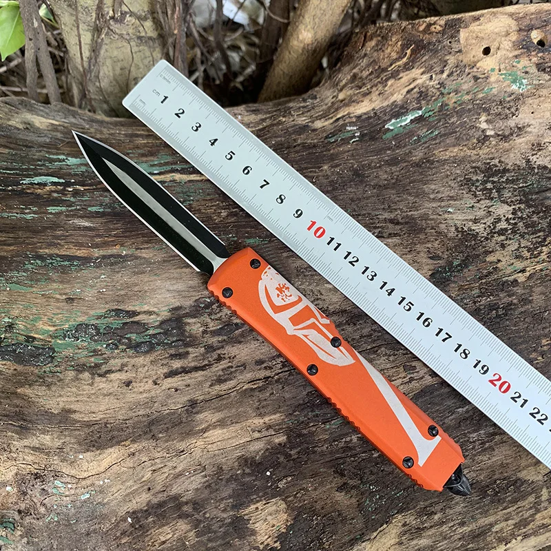 

Hot selling tactical folding knife with new aluminum alloy handle 440 blade outdoor self-defense survival tool