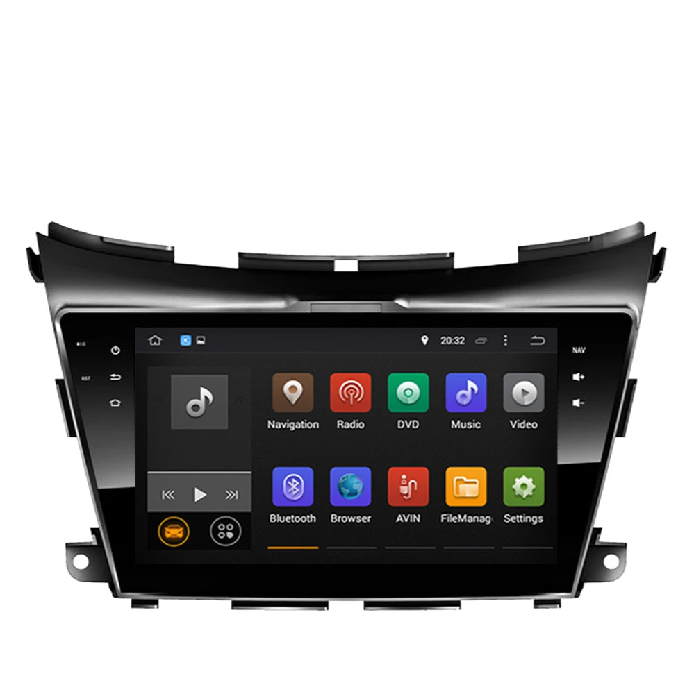Автомобильный GPS-навигатор Android 10 0 для NISSAN Murano 2015-2022 4 Гб ОЗУ 8 ядер поддержка 3/4G WIFI