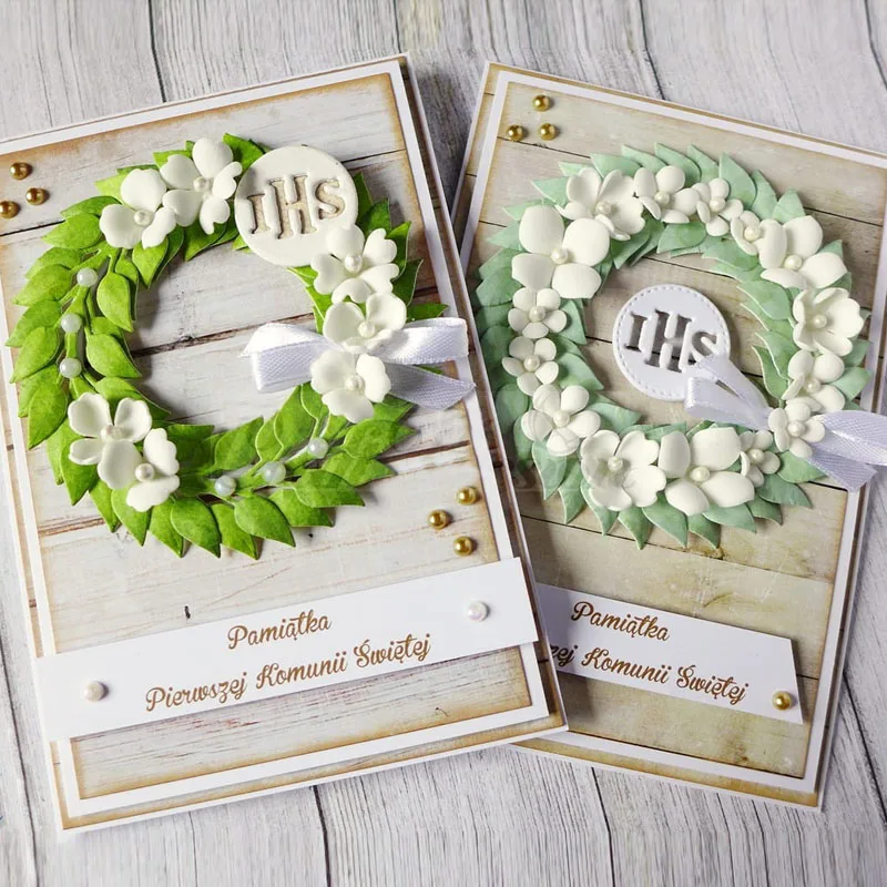 Крошечные металлические Вырубные штампы с перекрытыми цветами крошечные милые