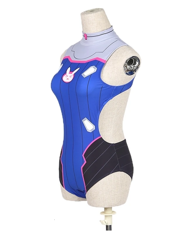 Сексуальная игра OW D. VA Косплей Костюм Dva Мерси Косплей SUKUMIZU спандекс купальник в стиле аниме цельный купальник купальный костюм