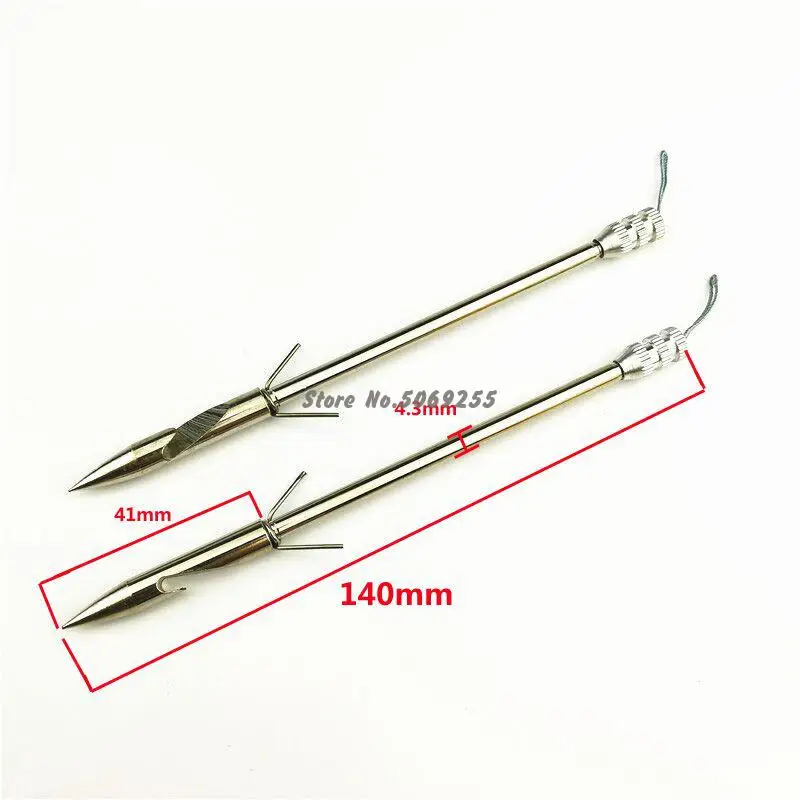 Низкая цена 3 шт. нержавеющая сталь лук рыба рыболовная Рогатка головки