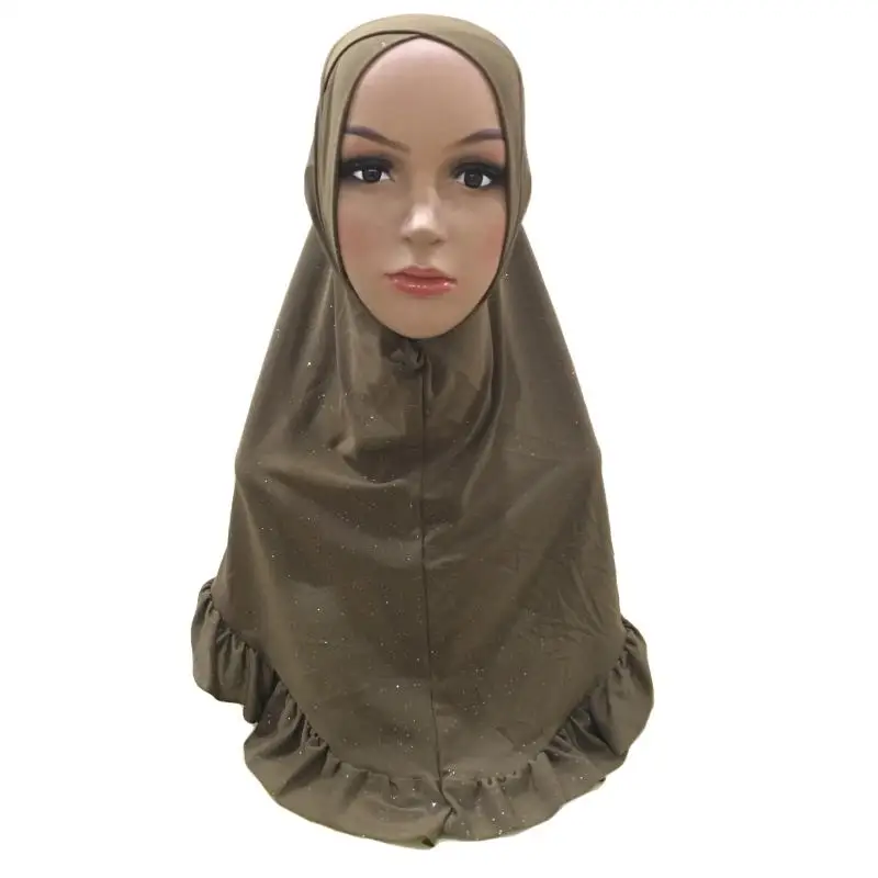 Один кусок Амира мусульманский женский хиджаб платок обертывание крест шарф