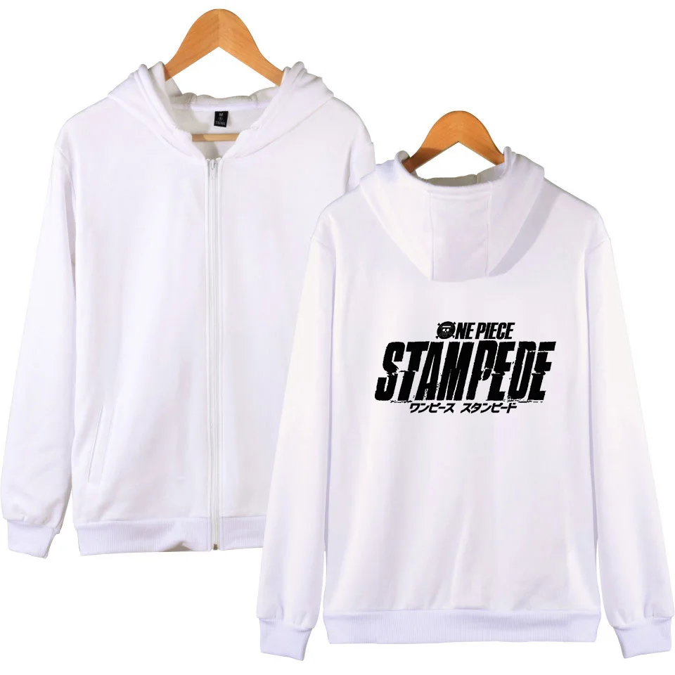 

Anime Movie ONE PIECE STAMPEDE Women/Men Hoodies Sweatshirts Streetwear Hip Hop Long Sleeve Hooded Zipper Jacket Cosplay Costume