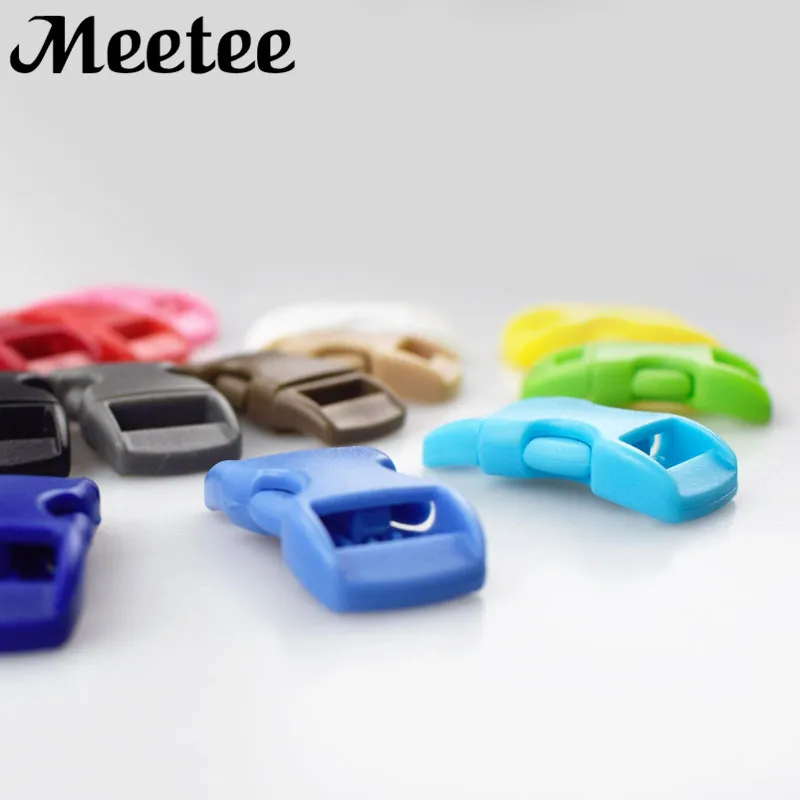 MEETEE 50 наборов рюкзак пластиковая пряжка Pet Безопасность застежка веревка для зонтика браслет подходит 10 мм