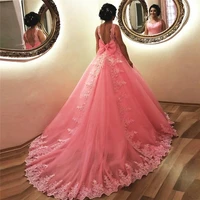 lace appliques amazing wedding dresses with cute bowknot back backless princess bridal gowns 2020 formal for women
