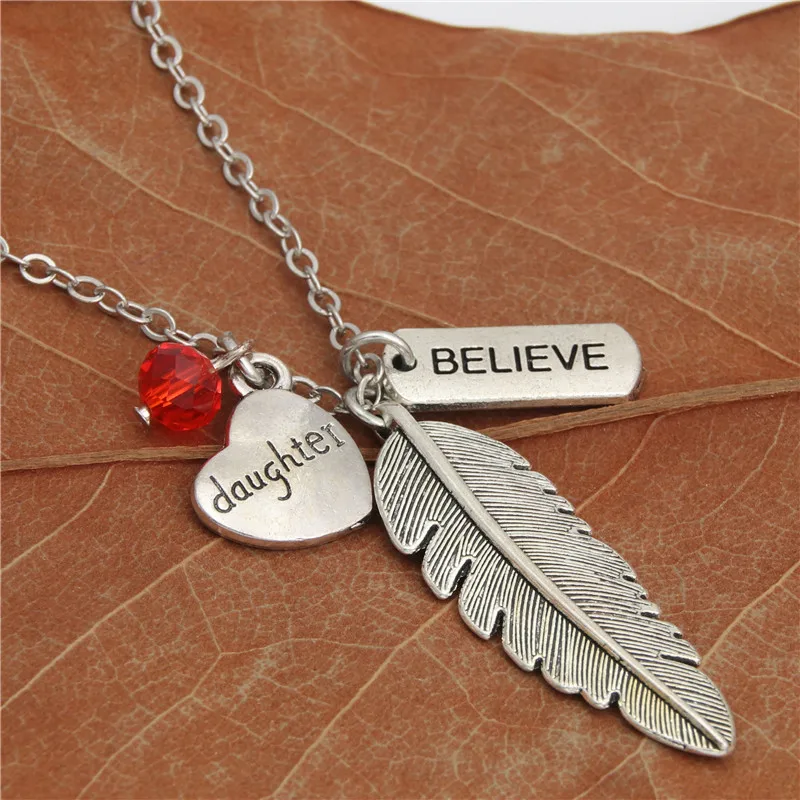 1 шт. семейные ювелирные изделия подвеска в форме сердца для мамы папы сына и