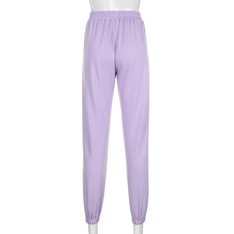 

Butterfly Purple Casual Sweatpants Women Fashion Korean High Waist Trousers Ladies Jogger Summer Streetwear ASPA20292