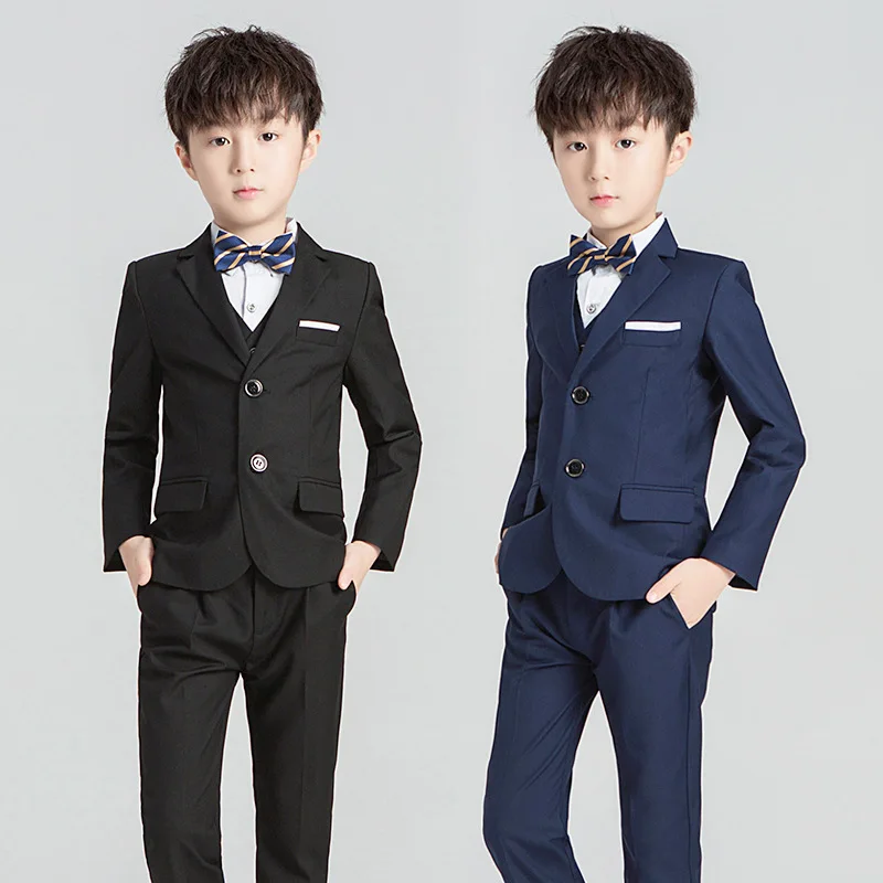 

Dollplus Kids Suit Infantil Boys Tuxedo Suits for Weddings Costume Enfant Garcon Mariage Disfraz Infantil Boy Suits Formal