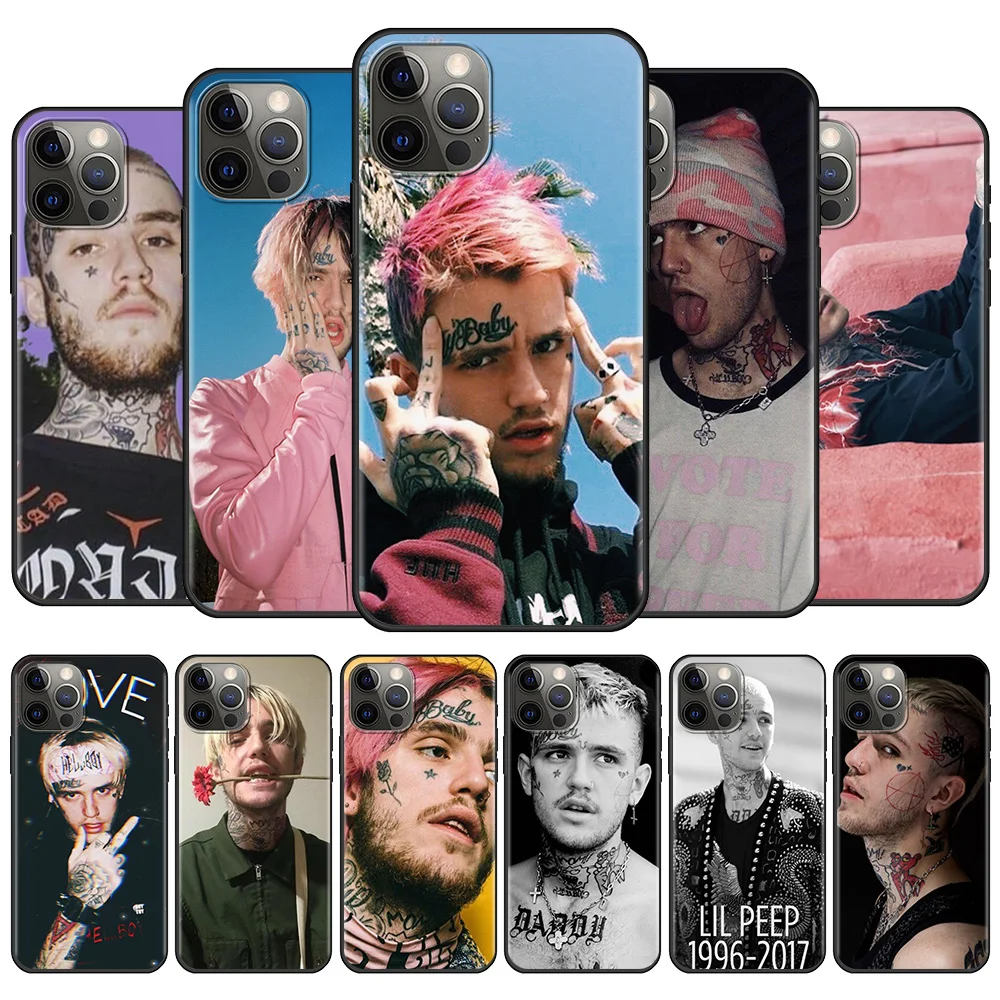 

Phone Case For Apple iPhone 11 13 12 Pro Max Mini XR X 7 6S 8 Plus 5 5S XS SE(2020) Silicone Coque Rap singer Lil Peep