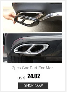 Для Mercedes Benz C Класс W205- автомобиль-Стайлинг из нержавеющей стали двери автомобиля аудио динамик декоративная накладка 3d наклейка