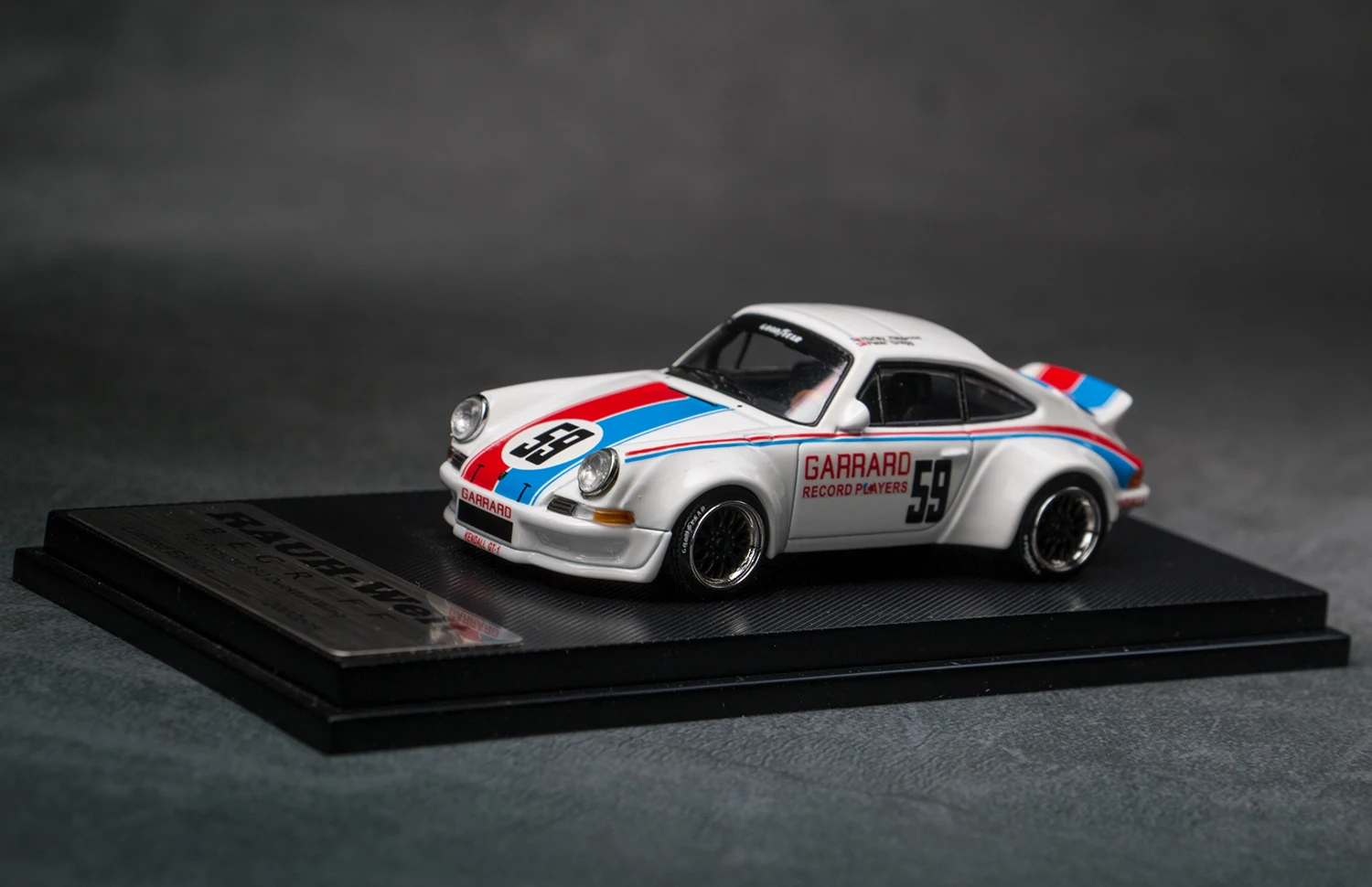 Коллекция моделей автомобилей Ducktail 1:64 RWB930 белый цвет #59 литые коллекционные