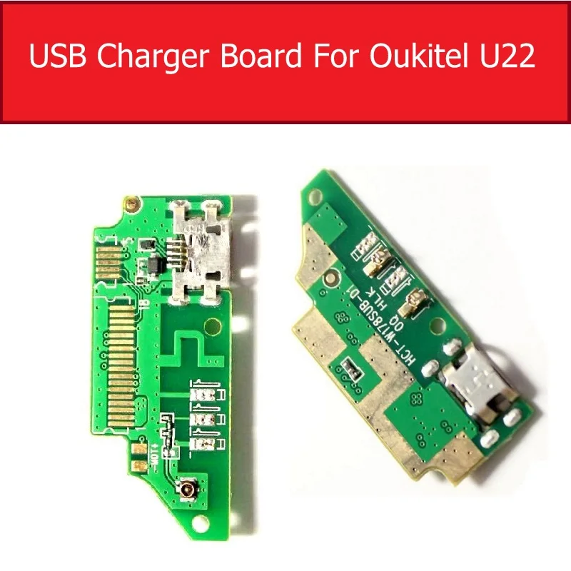 

100% новый usb зарядный порт разъем плата для Oukitel U22 зарядка USB разъем док-плата модуль Flex кабели Запасные части