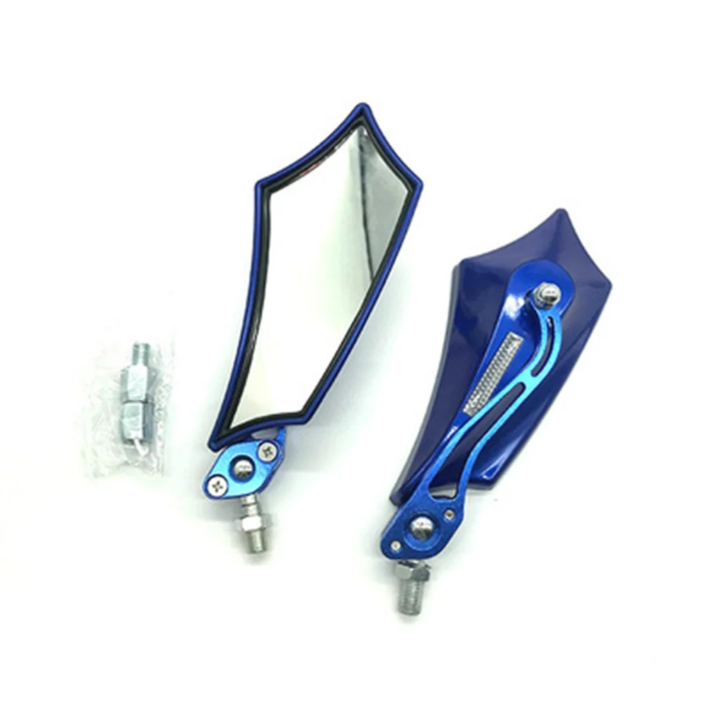 

1 Pair Modified Aluminum Alloy Rearview Mirrors Clear for Motorcycles