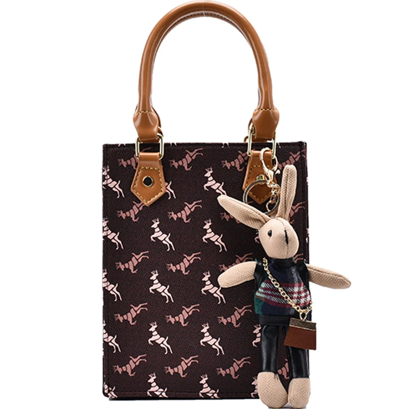 

Leather Designer High designPU Capacity Print Shoulder Bags For Women 2021 Composite Crossbody Simple Bag Lady Handbags