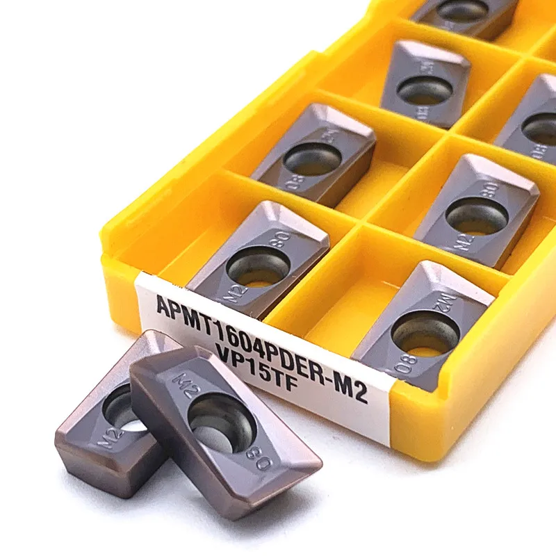 APMT1604 M2 VP15TF H2 APMT1135 vp15tfкарбидный концевой фрезерный инструмент Фрезерный Φ APMT1604PDER