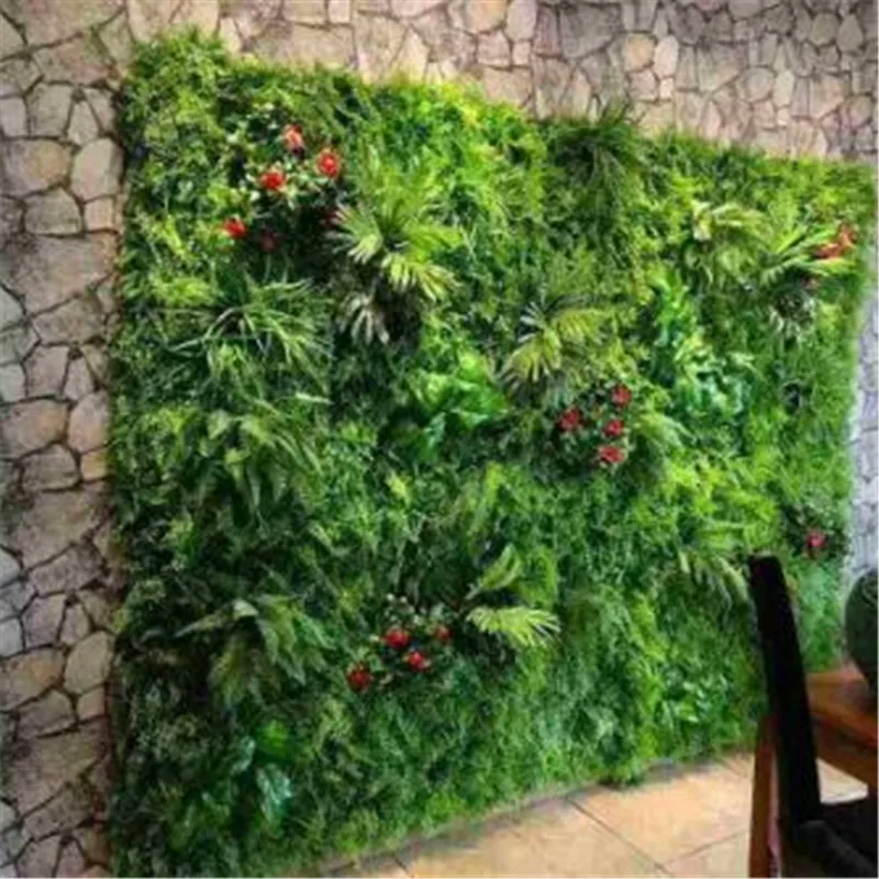 

Wall Decoration Fake Grass 40*60cm Artificial Plants Lawn Landscaping Mat Green Wedding Party