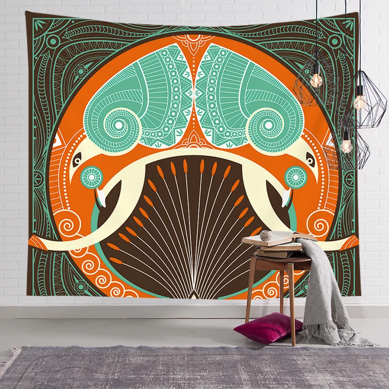 Гобелен домашний декор мандала богемский настенный тканевый фон для гостиной