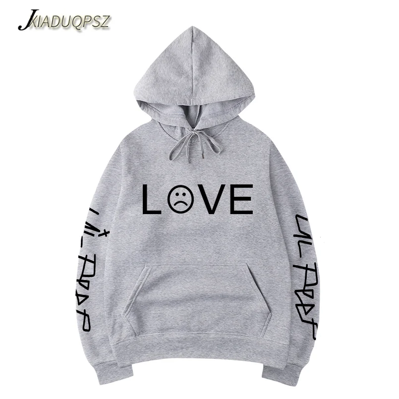 Lil Открытый толстовки Love lil. Peep мужские пуловер с капюшоном свитшоты