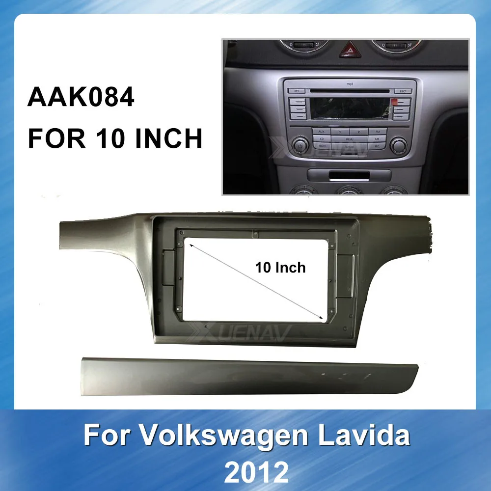 

Car Stereo installation kit fascia panel Car Radio Front Frame Adapter Plate Panel For Volkswagen Lavida 2012 GPS Navigation